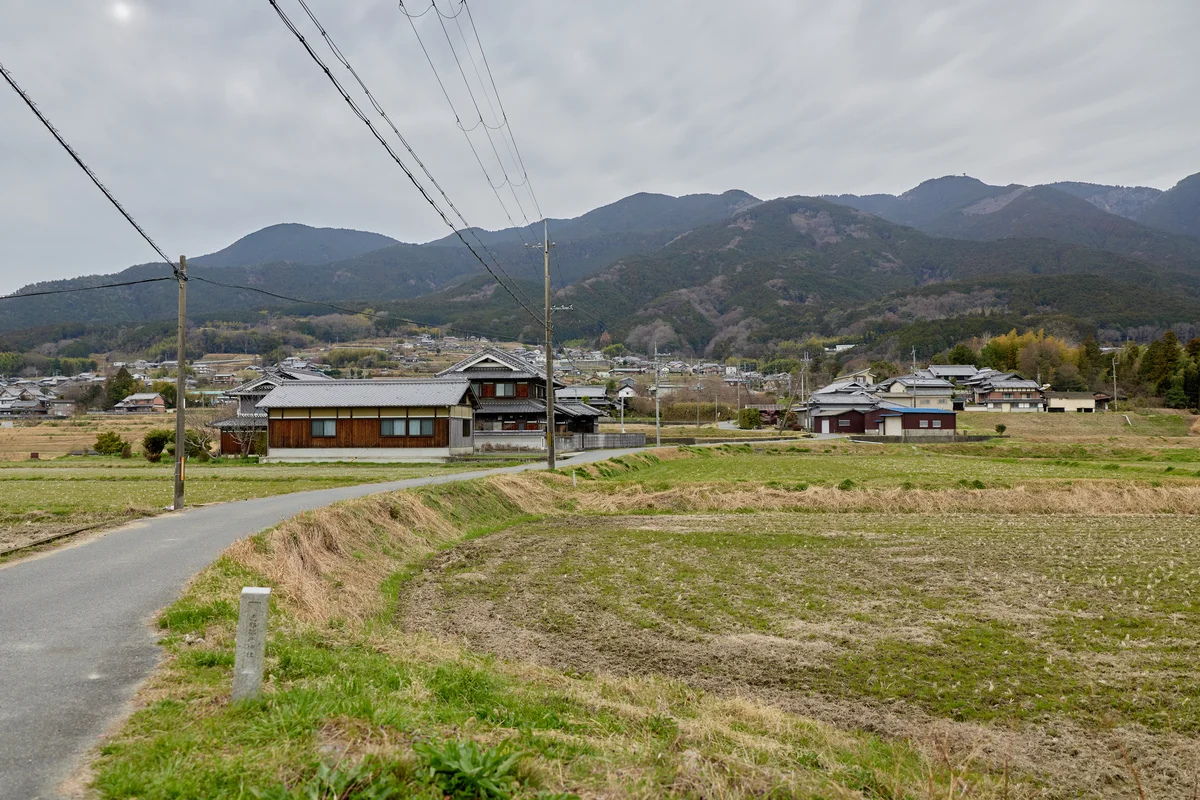 葛城山麓の風の森峠周辺