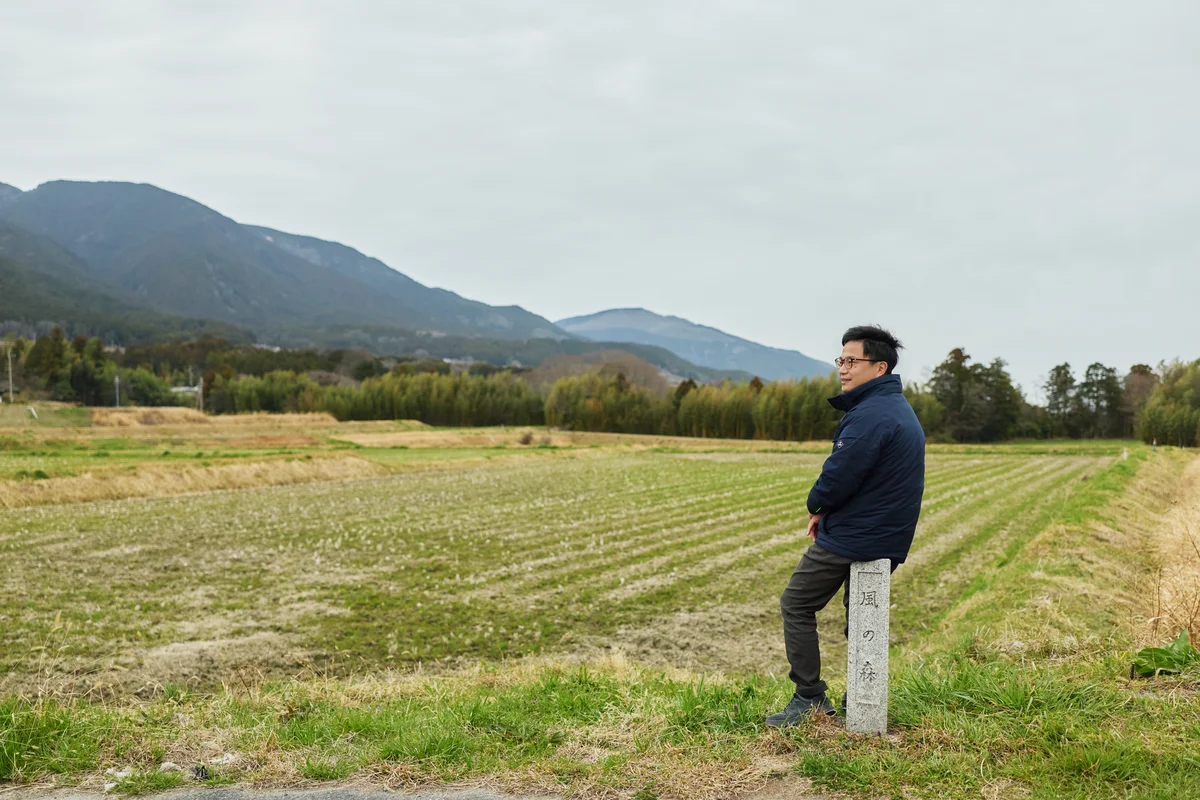 常に一定の風が吹いているという葛城山麓の風の森峠