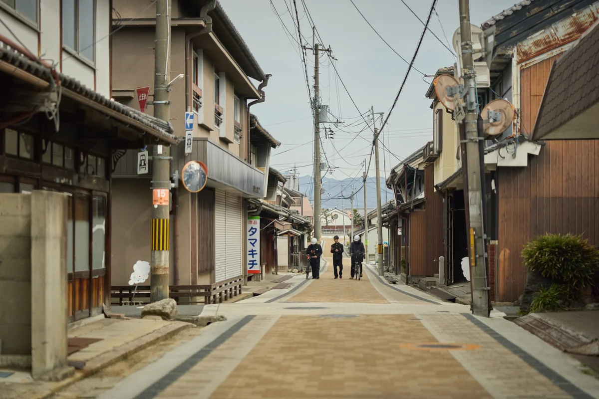 江戸時代の名残が残る御所市内の路地